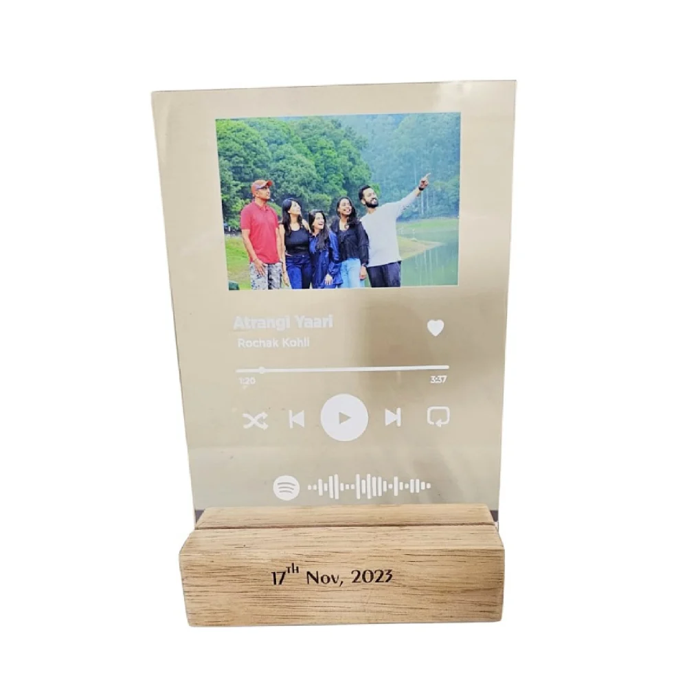 Shop Personalized Spotify frame for anniversary Online